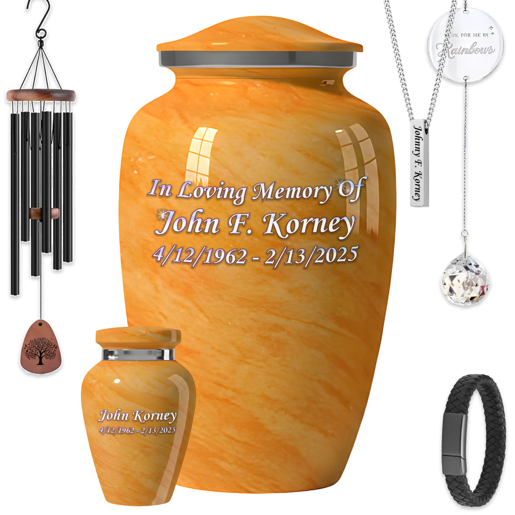 Motif Pastel Cremation Urn