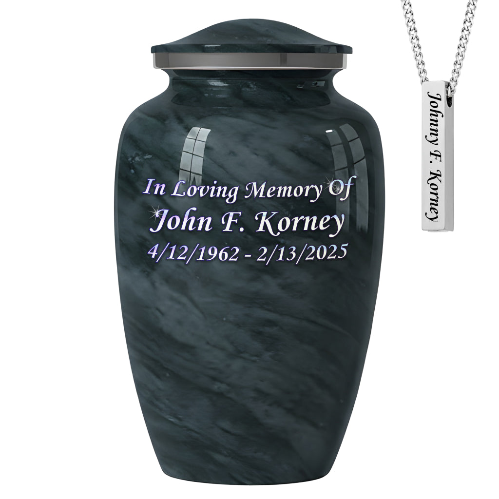 Motif Shadow Cremation Urn