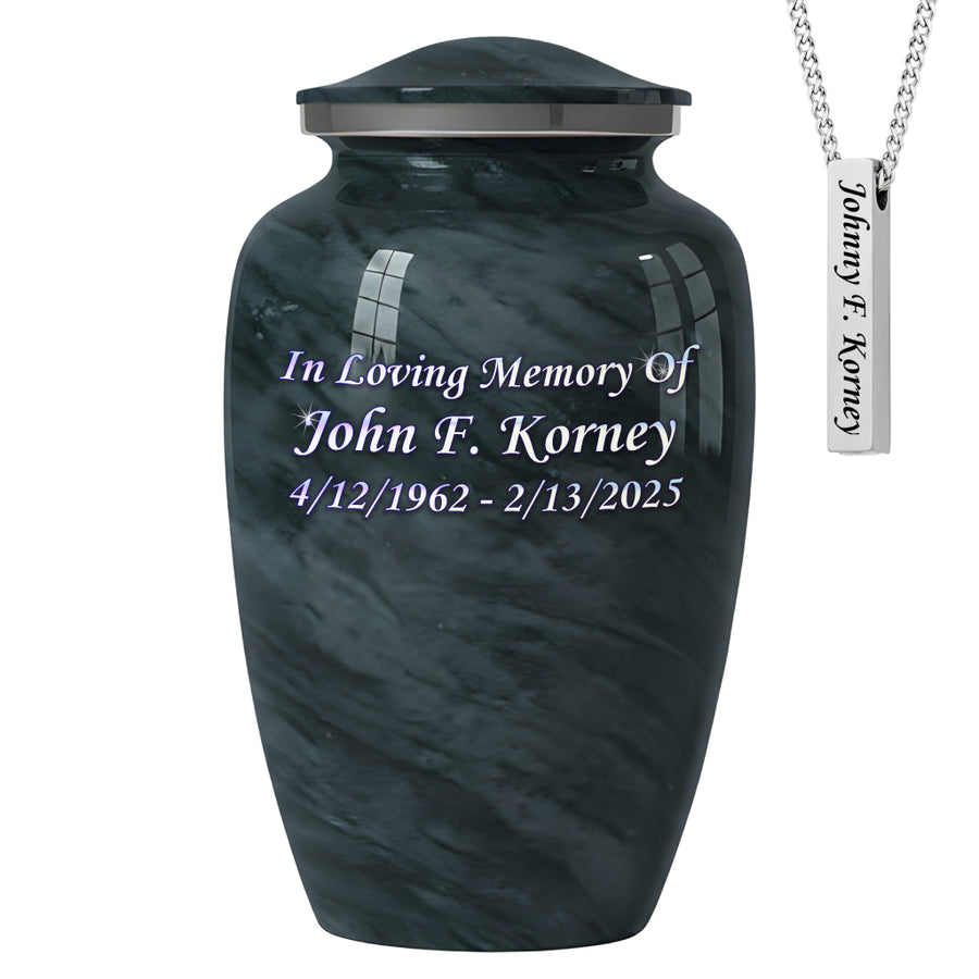 Motif Shadow Cremation Urn