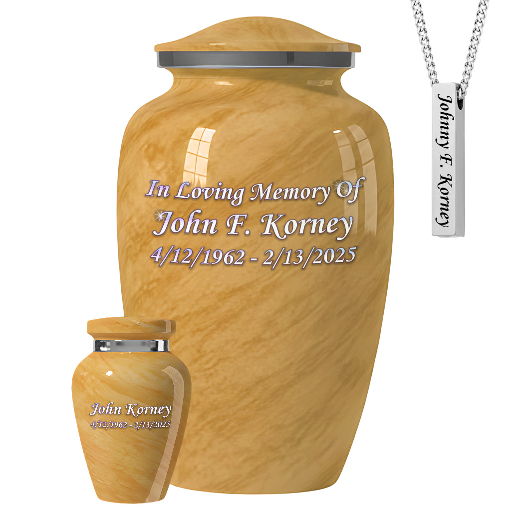 Motif Pastel Cremation Urn