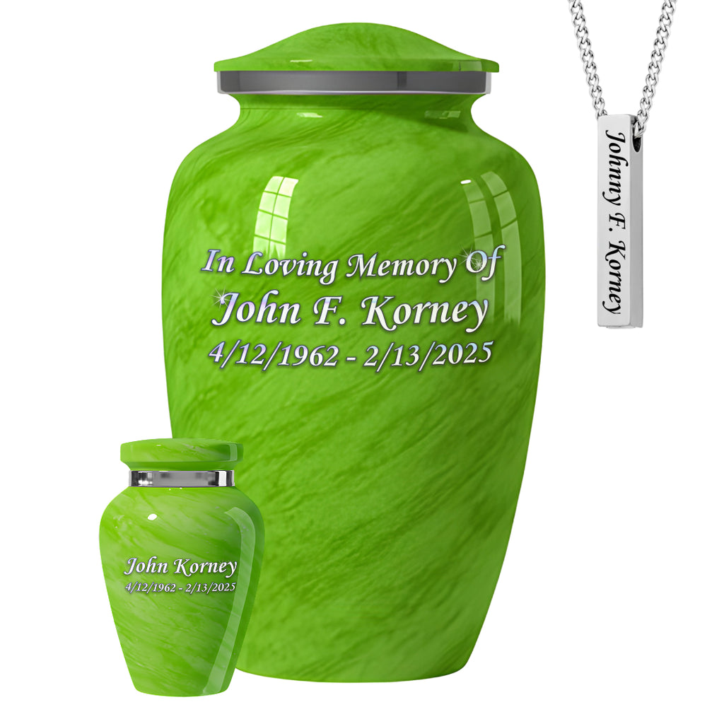 Motif Pastel Cremation Urn