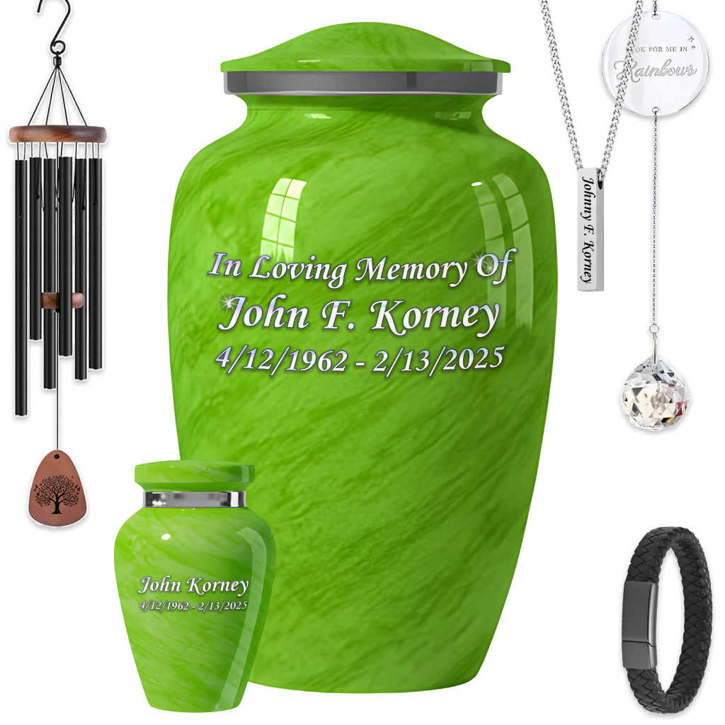 Motif Pastel Cremation Urn