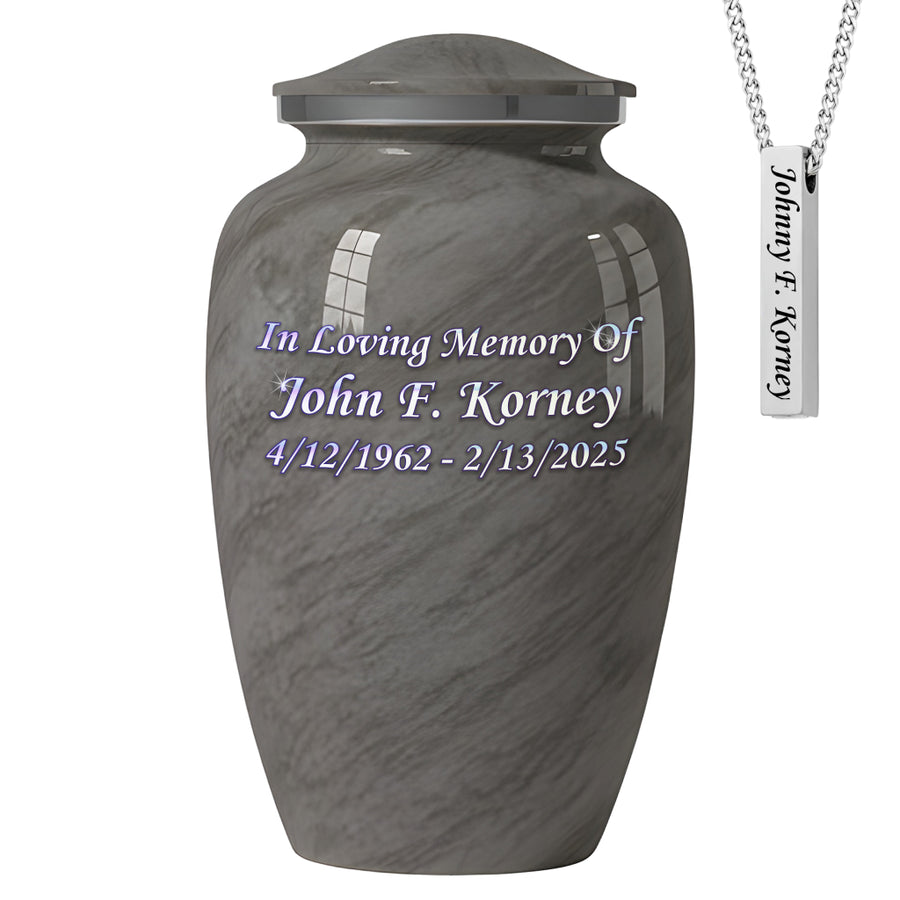 Motif Shadow Cremation Urn