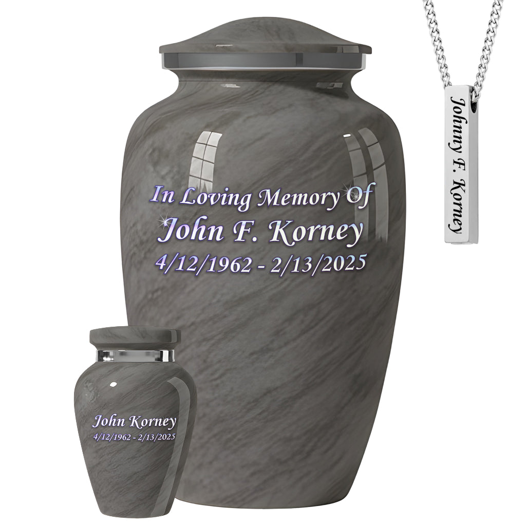 Motif Shadow Cremation Urn
