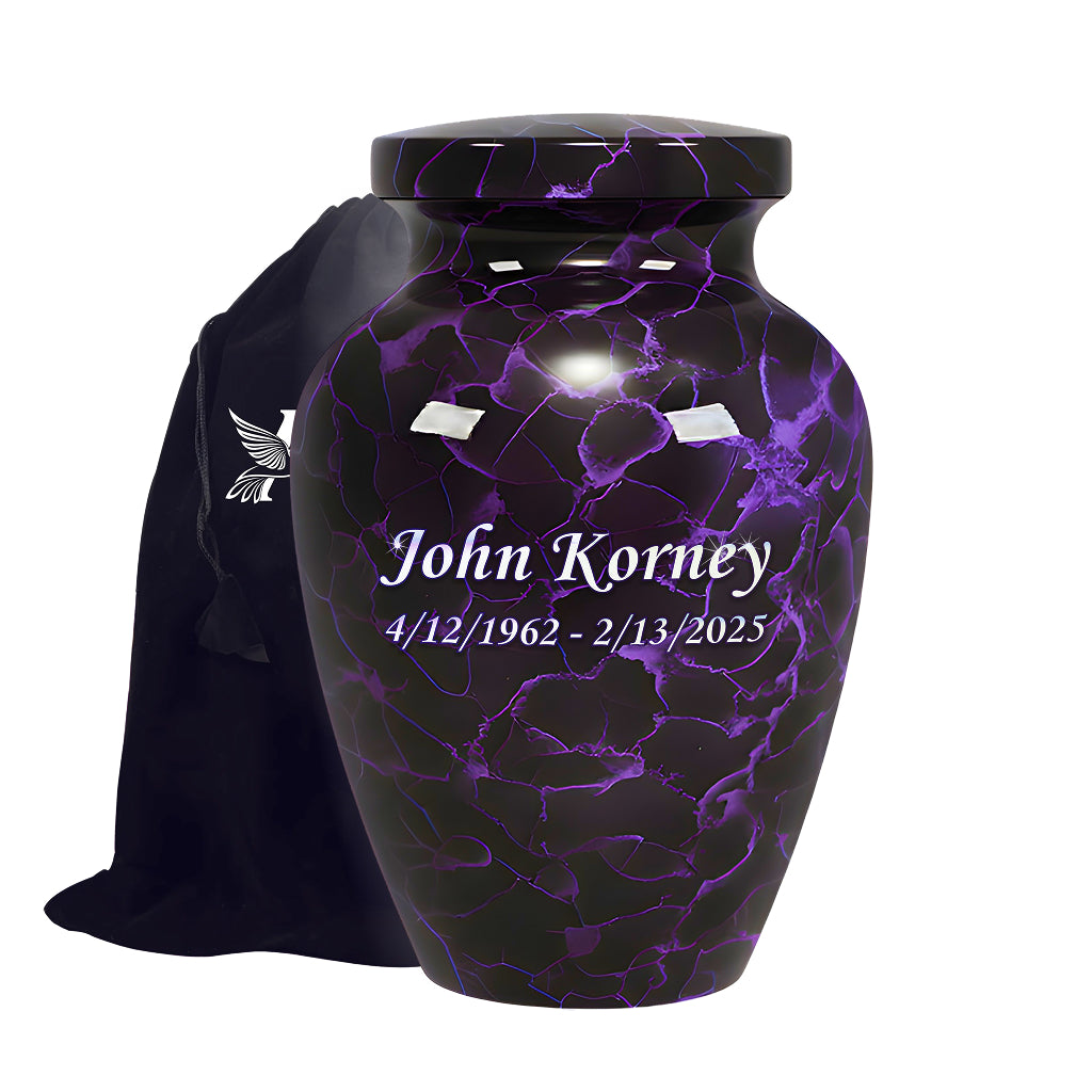 Motif Patch Cremation Urn