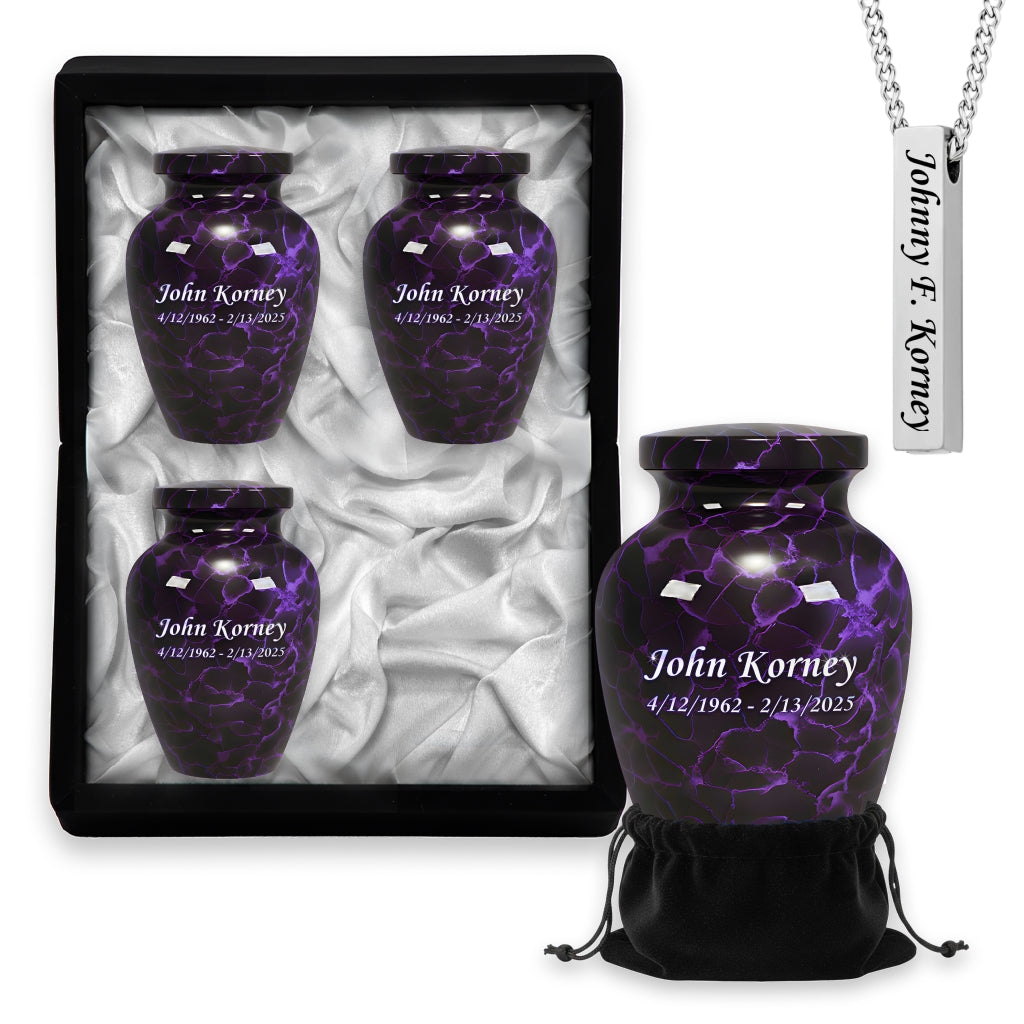 Motif Patch Cremation Urn
