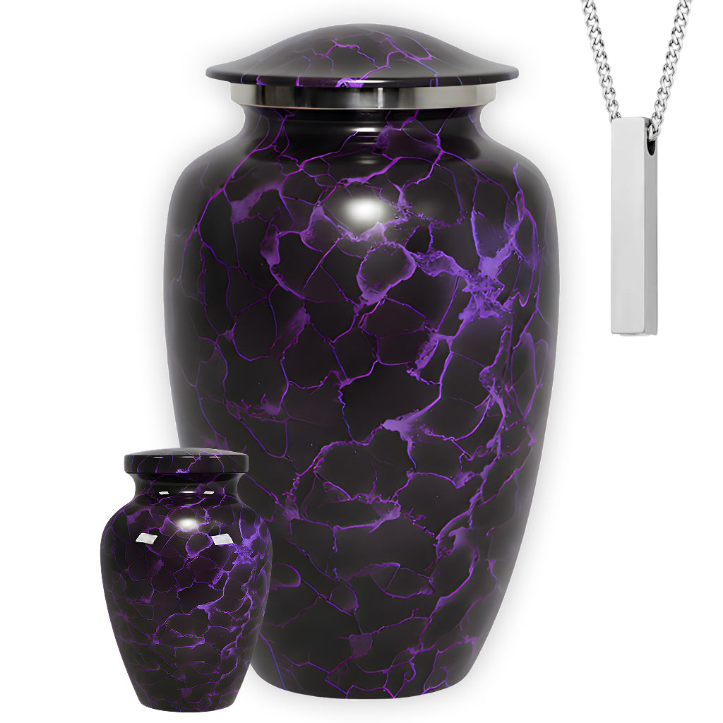 Motif Patch Cremation Urn