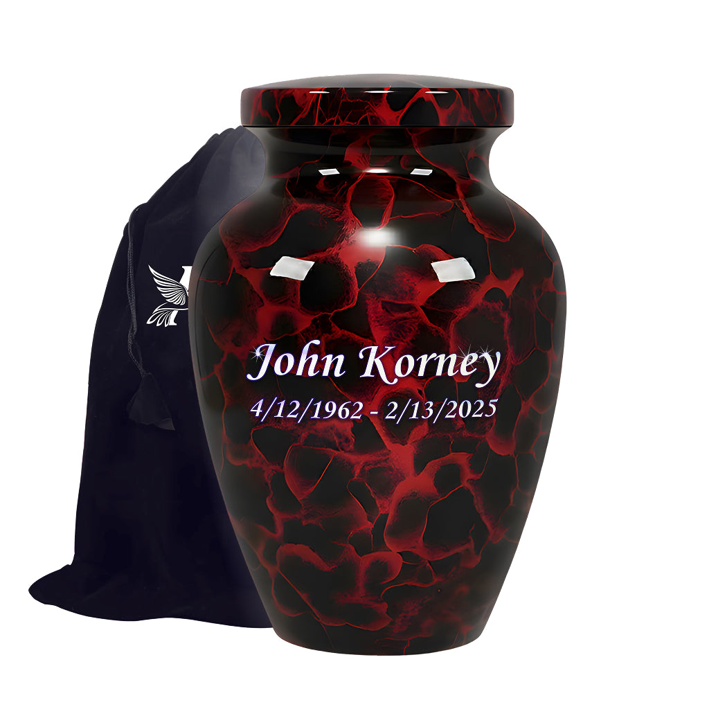Motif Patch Cremation Urn