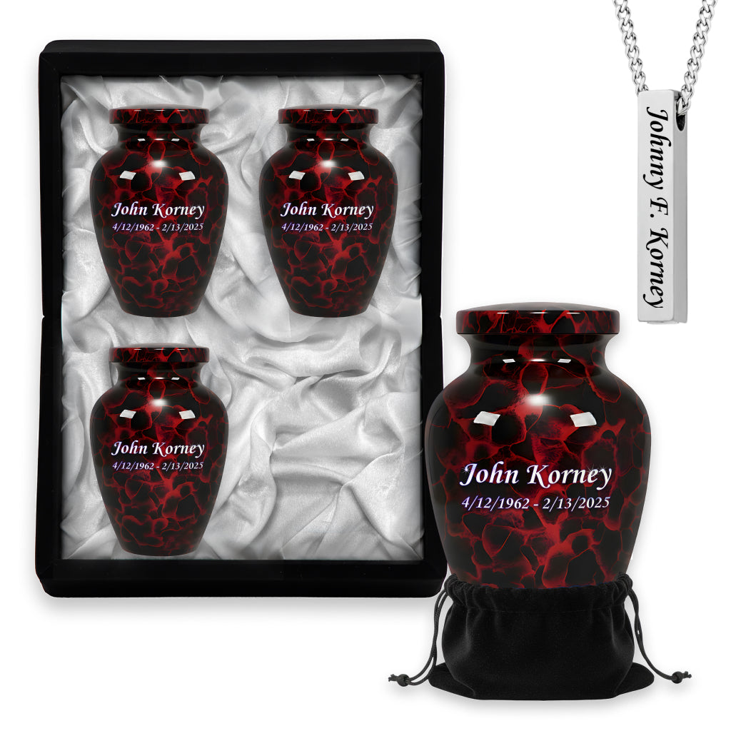 Motif Patch Cremation Urn
