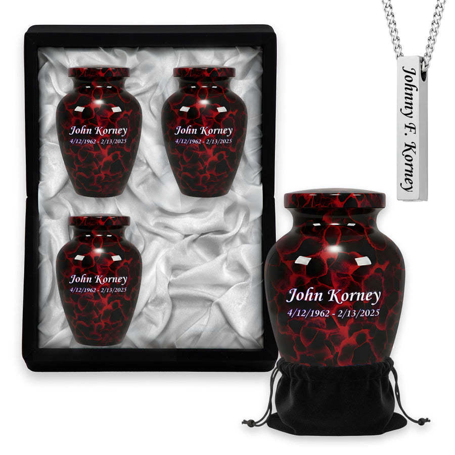 Motif Patch Cremation Urn