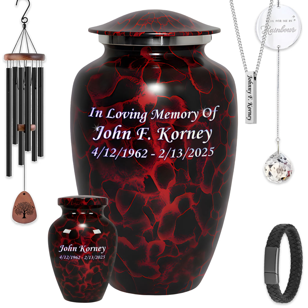 Motif Patch Cremation Urn