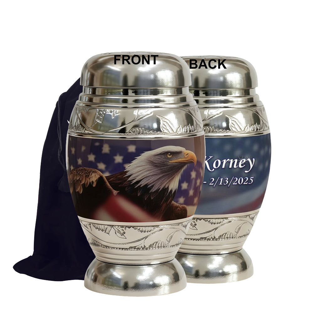 Eagle American Flag Premium Urn