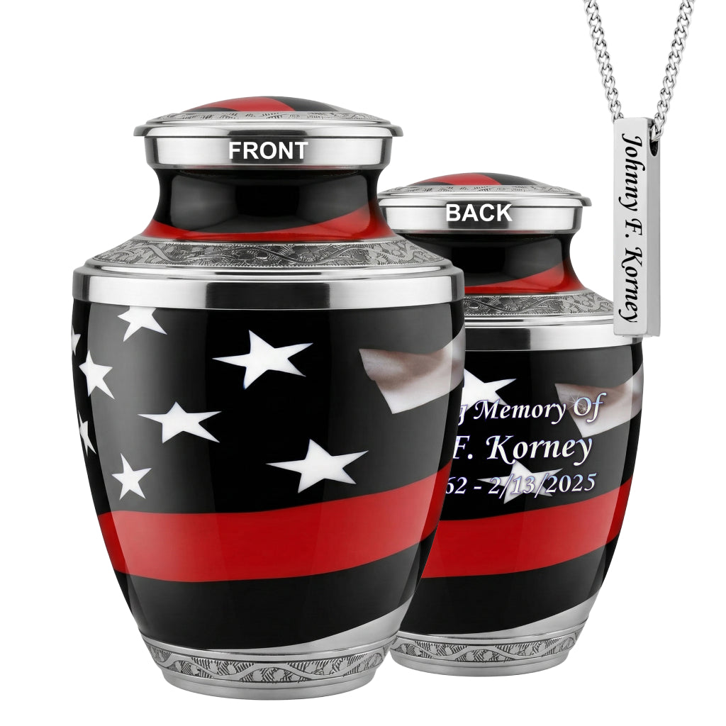 Eagle American Flag Premium Urn