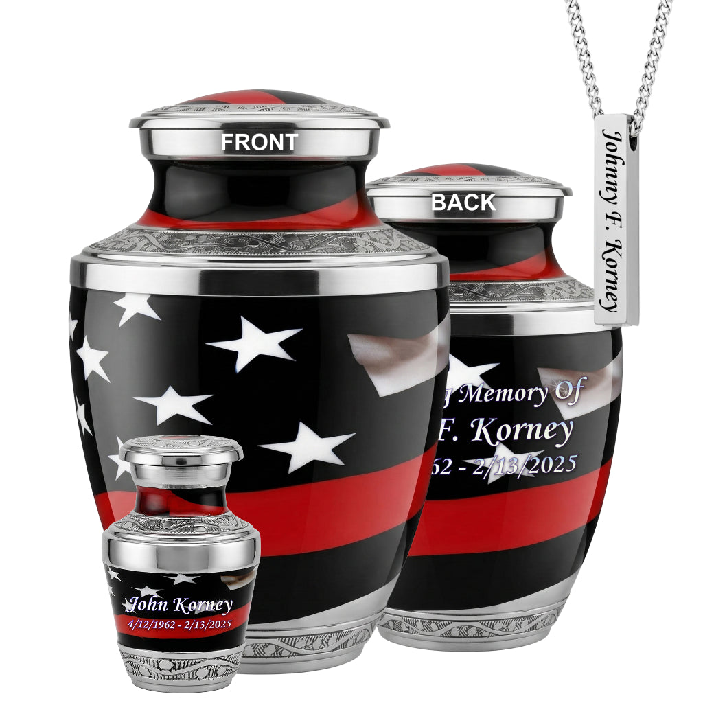 Eagle American Flag Premium Urn