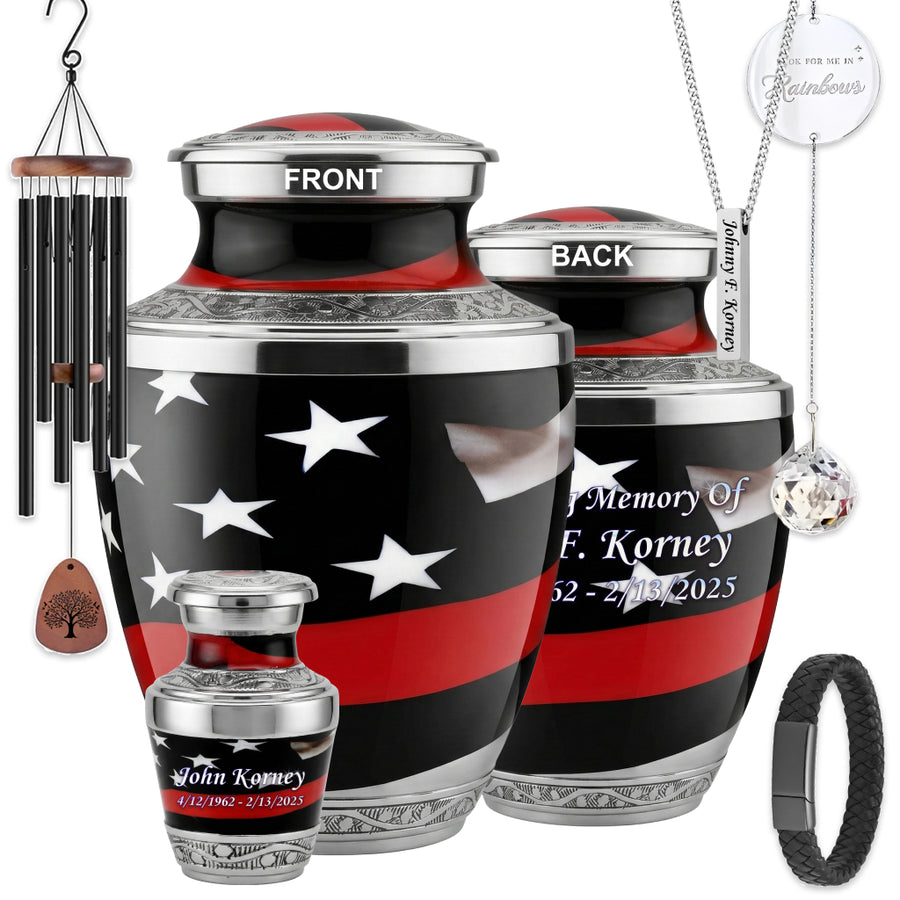 Eagle American Flag Premium Urn