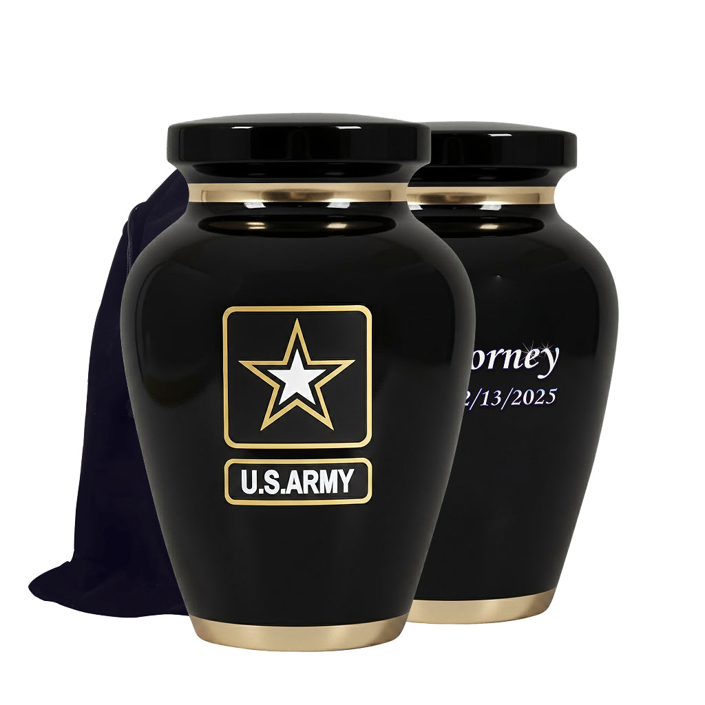 Army Veteran Memorial Urn