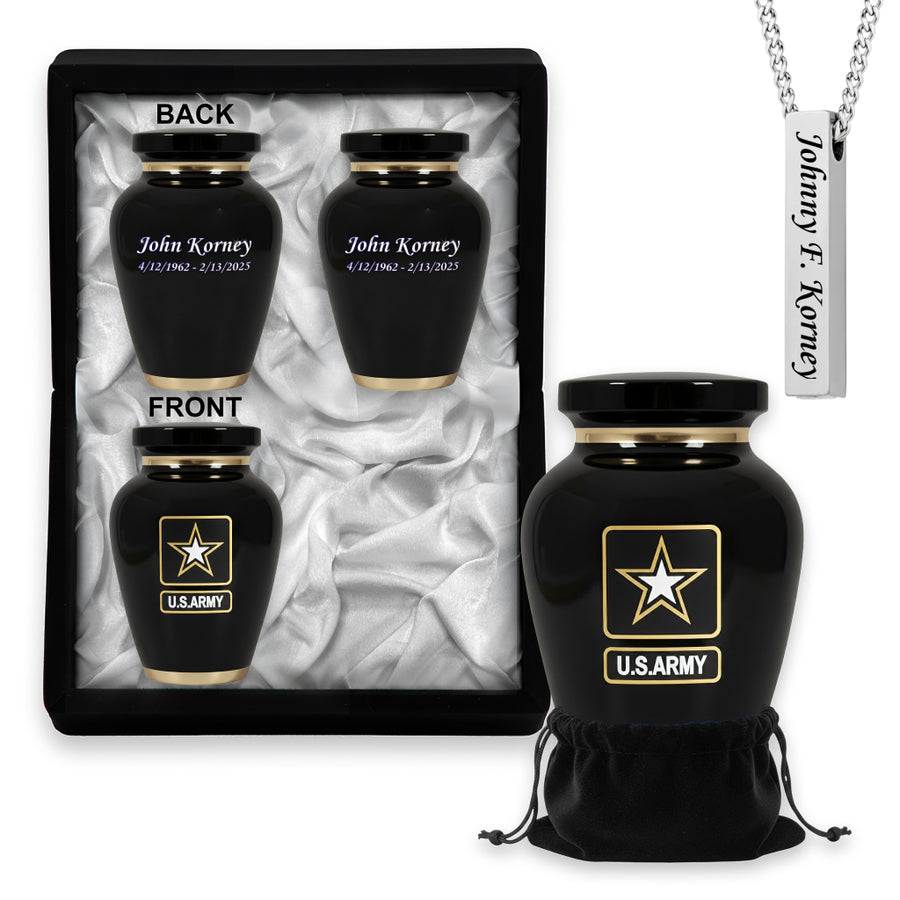 Army Veteran Memorial Urn