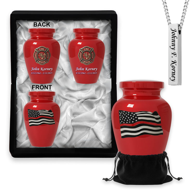 Small Keepsake Urns Set in the same design