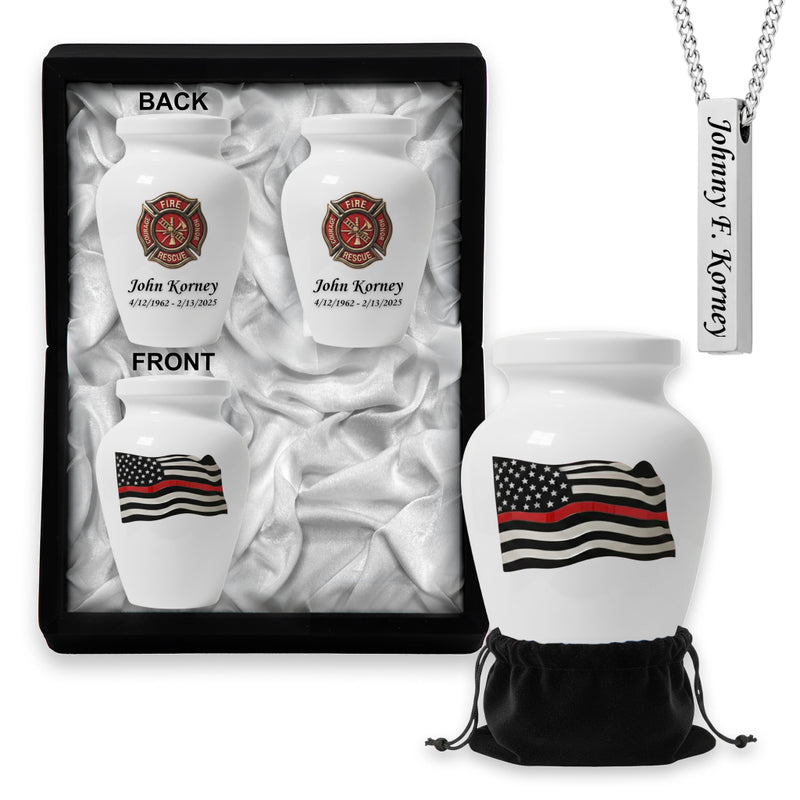 Small Keepsake Urns Set in the same design
