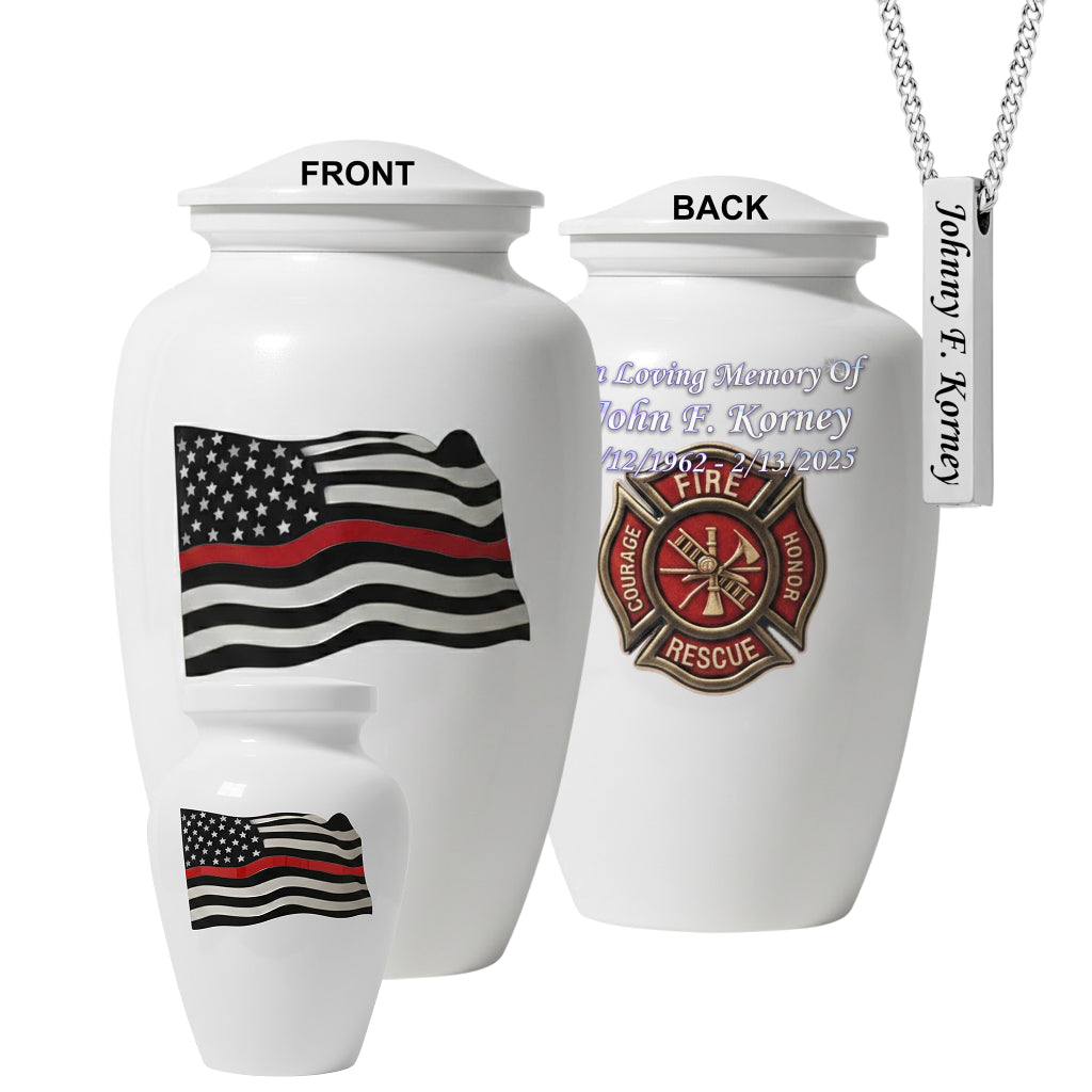 Firefighter Memorial Urn