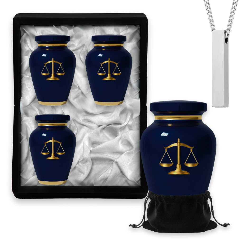 Scales of Justice Memorial Urn