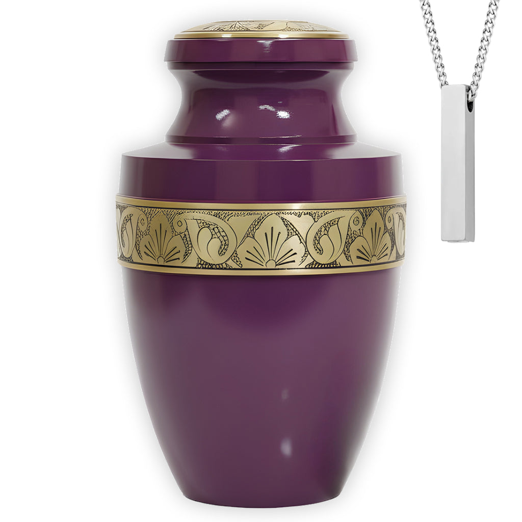 Radiant Grecian Cremation Urn