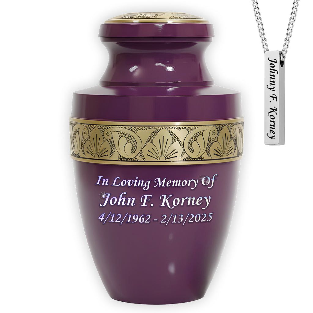 Radiant Grecian Cremation Urn