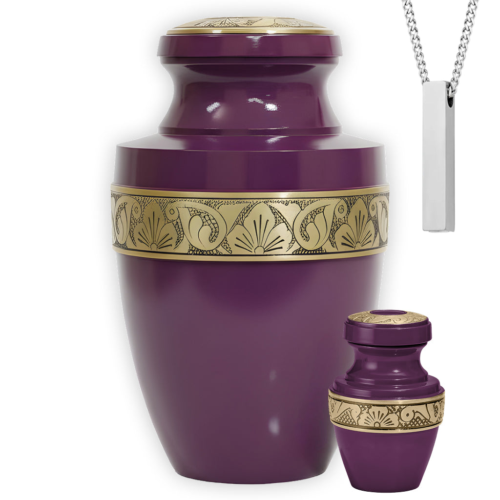 Radiant Grecian Cremation Urn