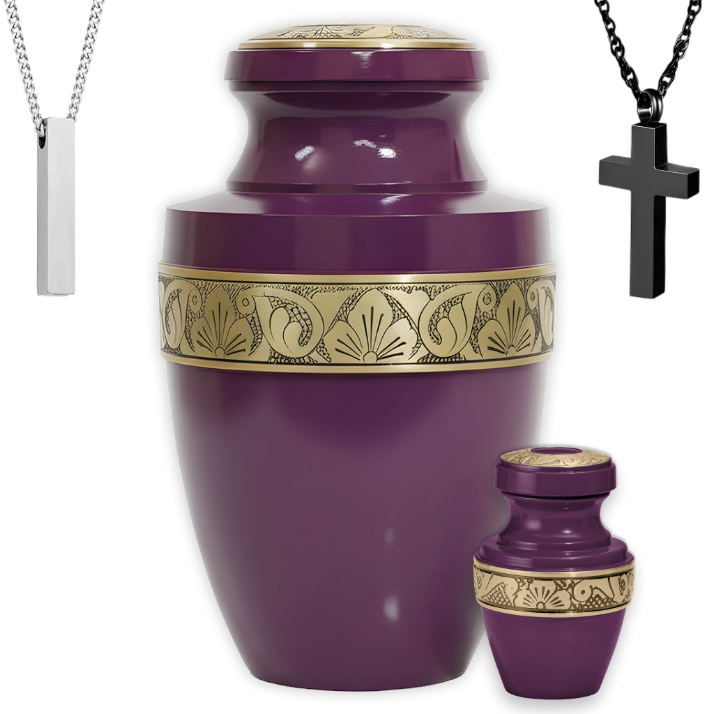 Radiant Grecian Cremation Urn