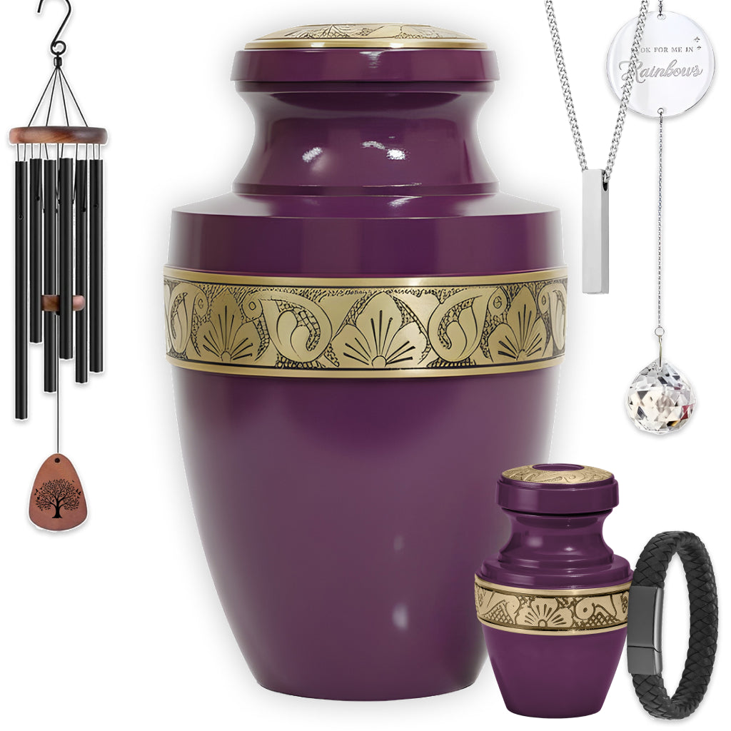 Radiant Grecian Cremation Urn