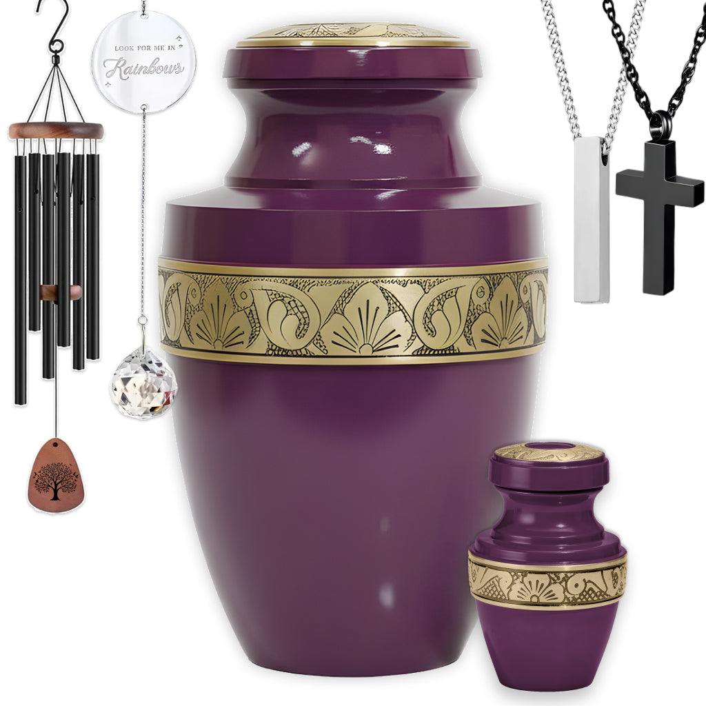 Radiant Grecian Cremation Urn