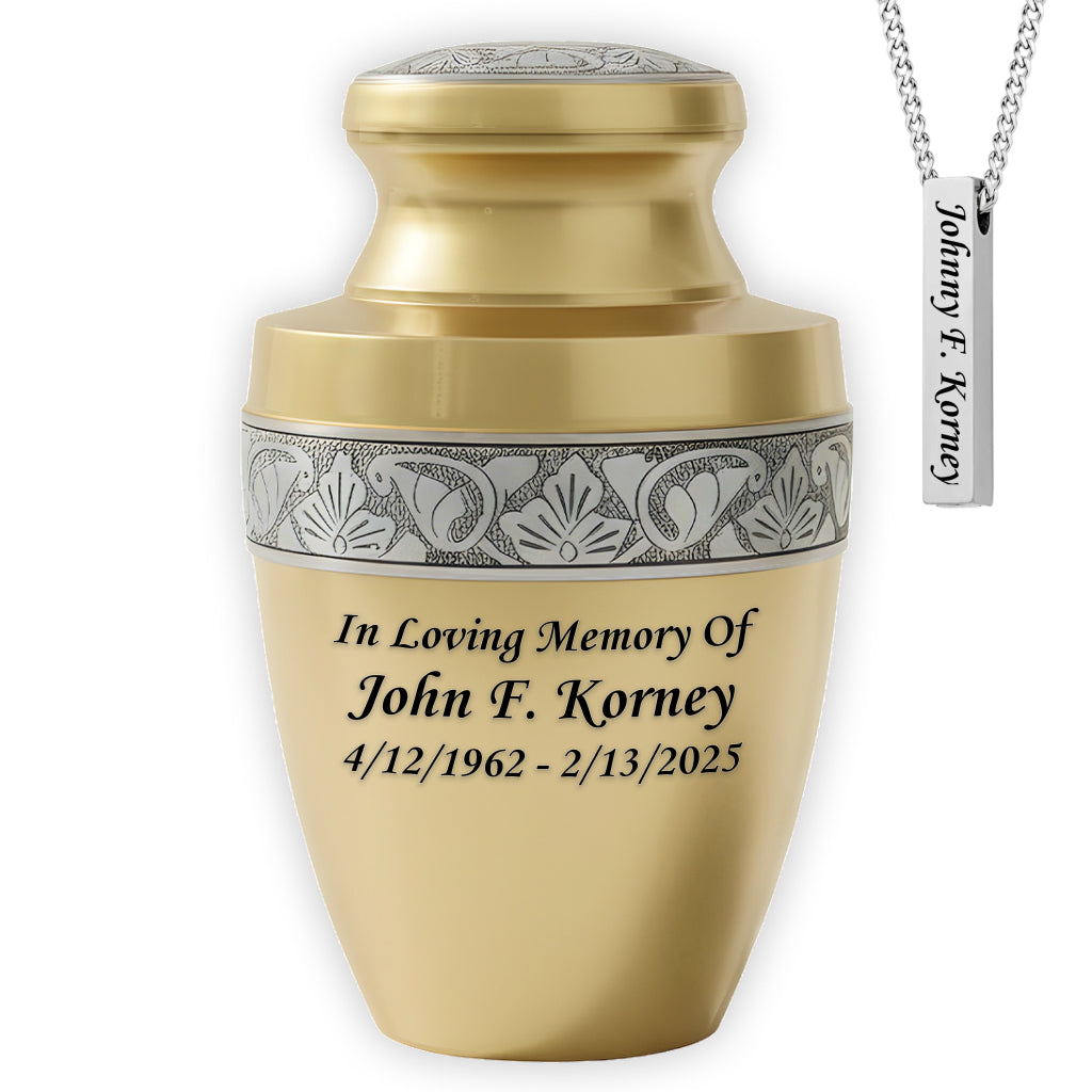 Serene Grecian Cremation Urn
