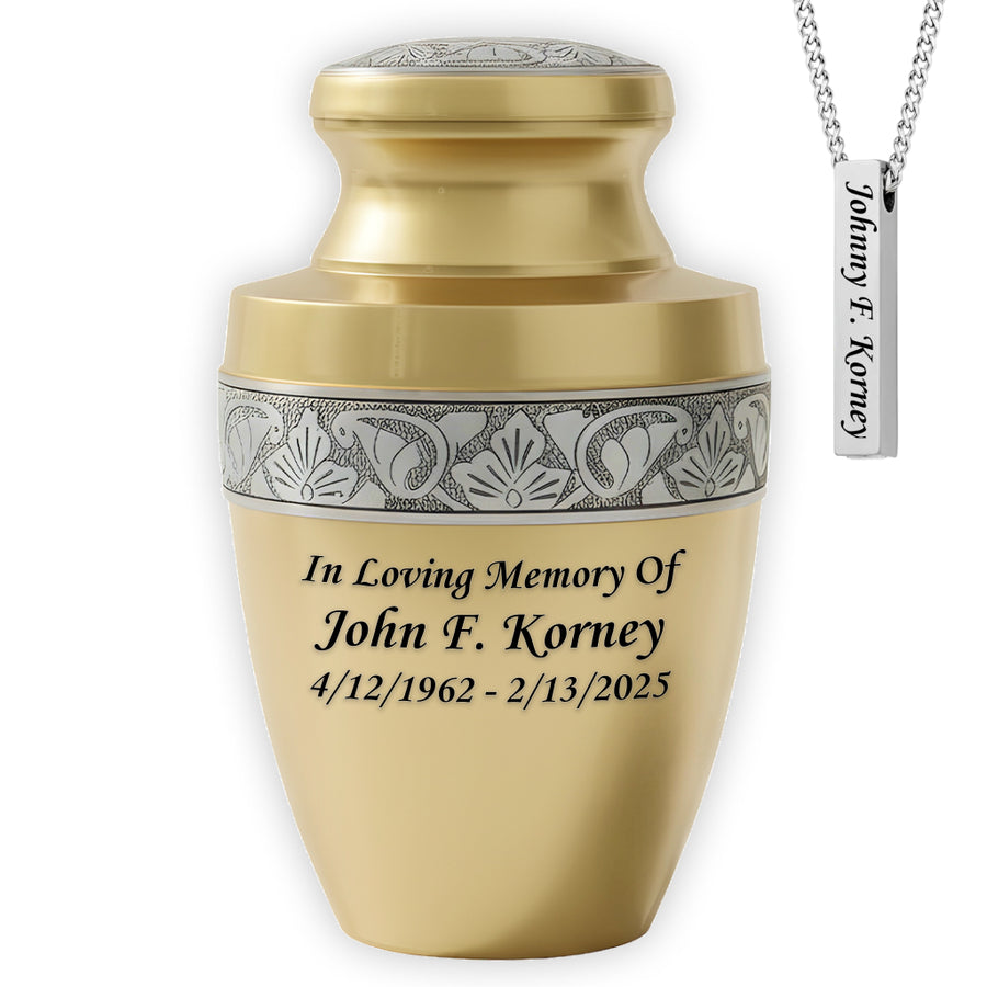 Serene Grecian Cremation Urn