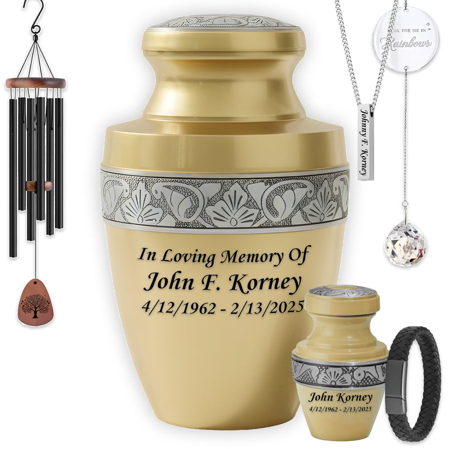 Serene Grecian Cremation Urn