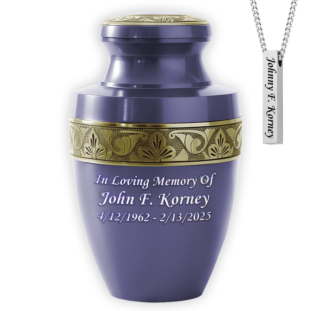 Radiant Grecian Cremation Urn