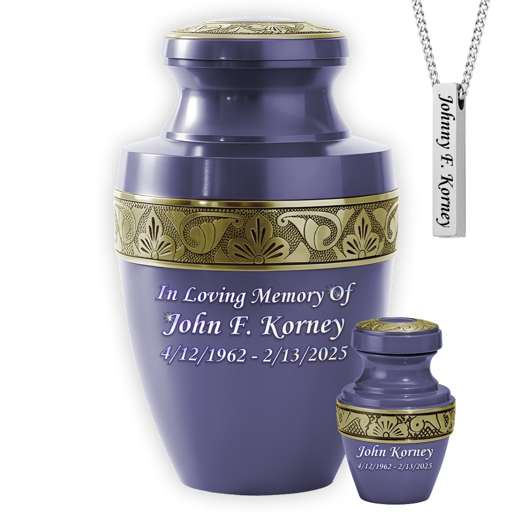 Radiant Grecian Cremation Urn