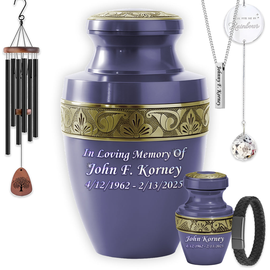 Radiant Grecian Cremation Urn