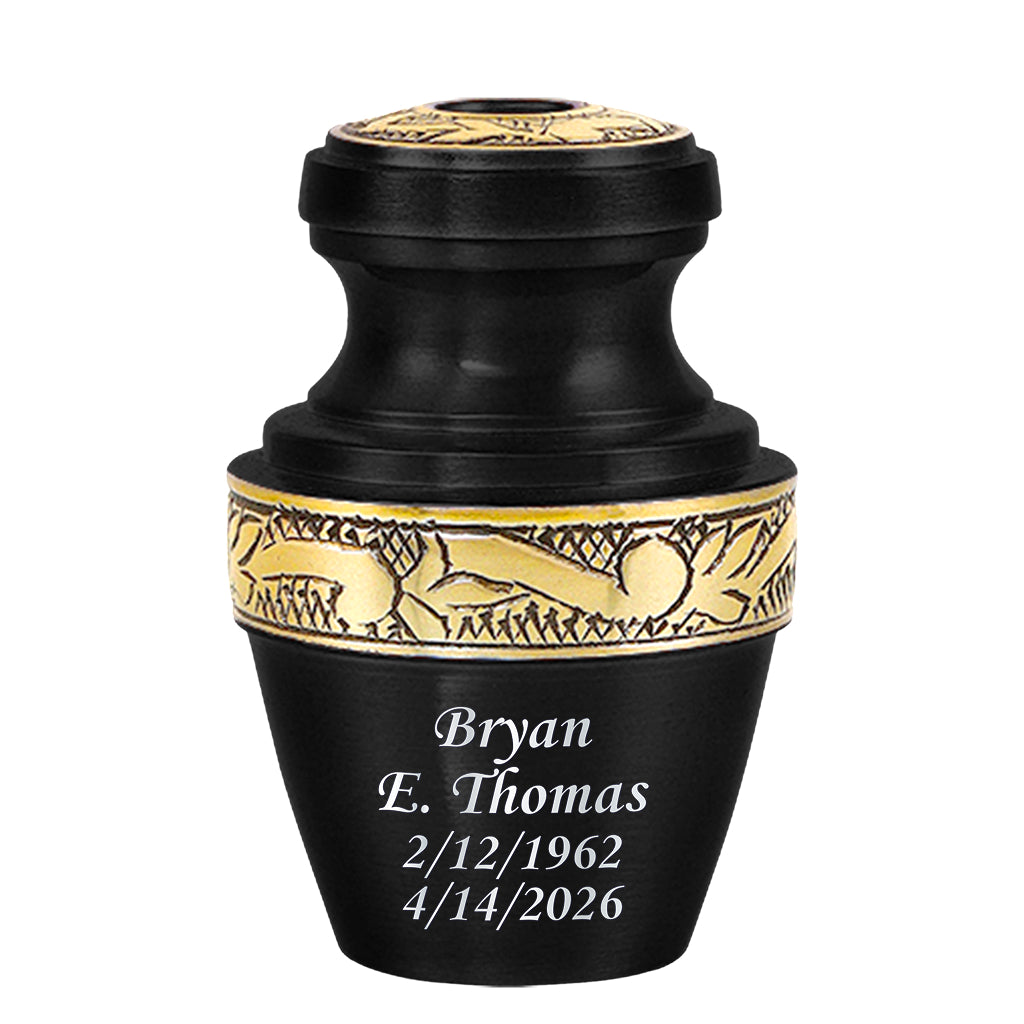 Engraved Grecian Cremation Urn