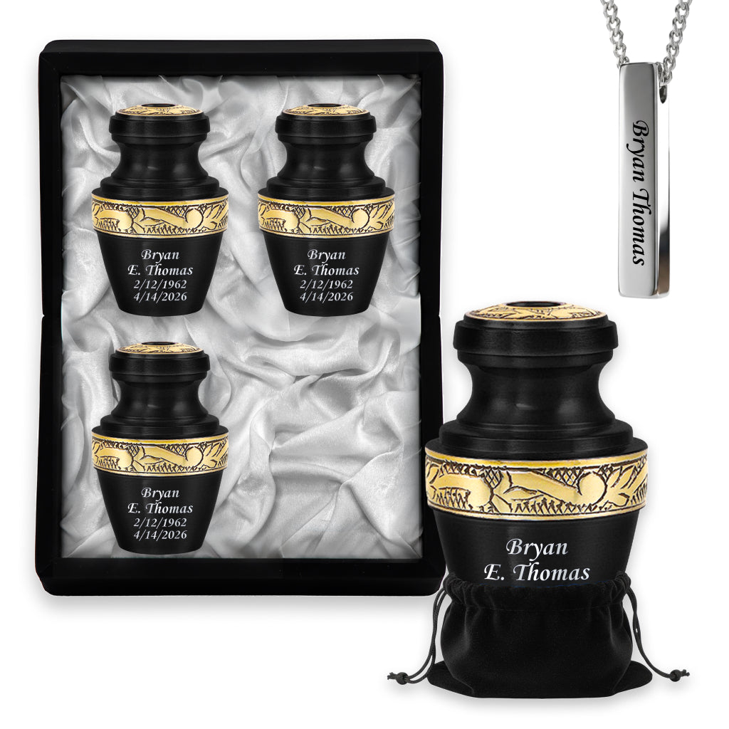 Engraved Grecian Cremation Urn