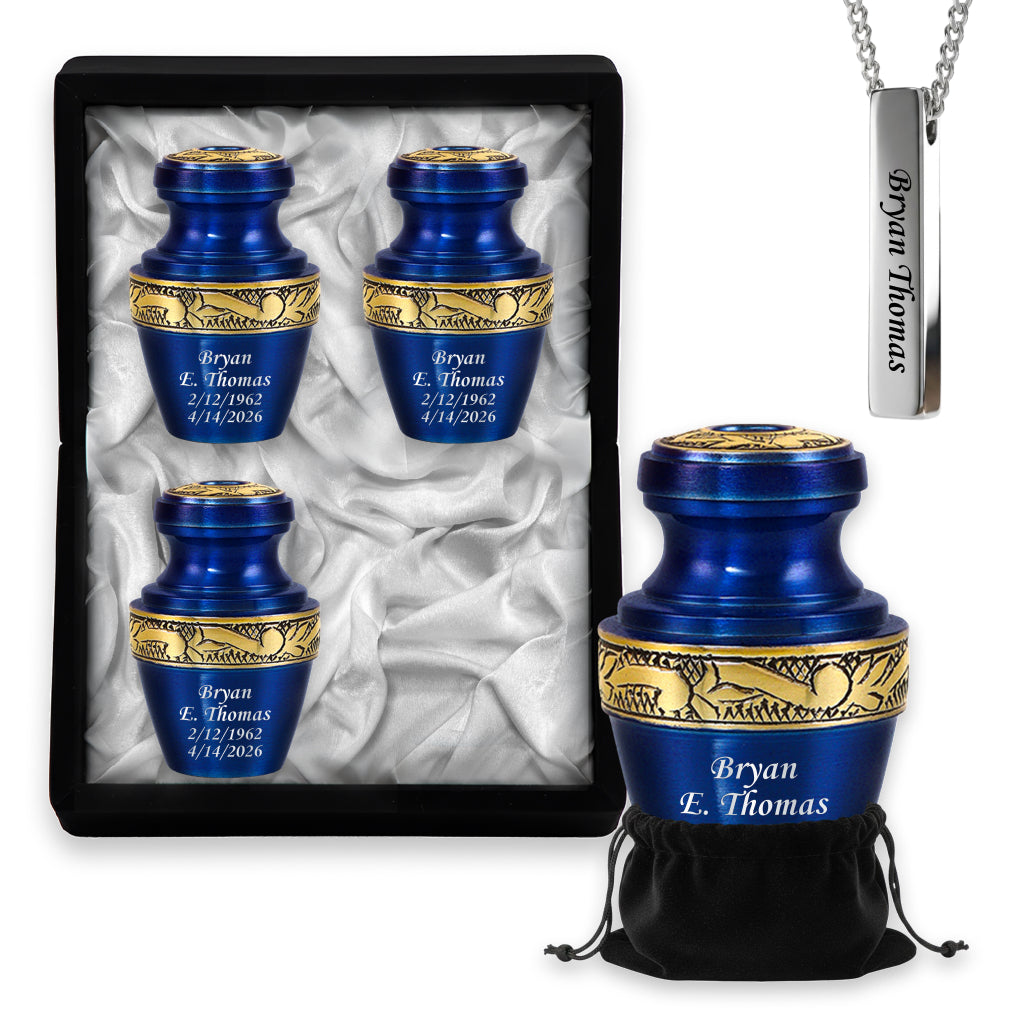 Engraved Grecian Cremation Urn