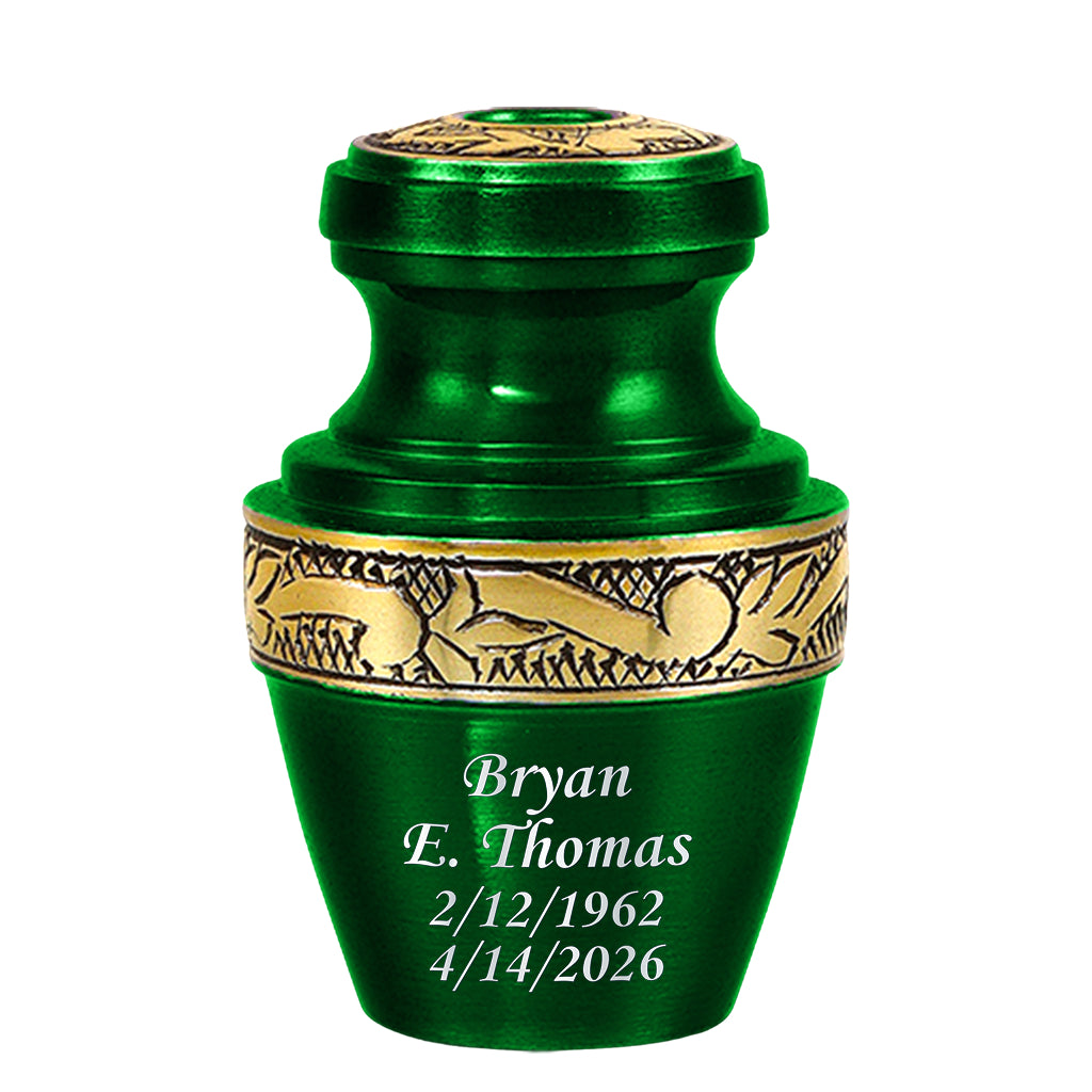 Engraved Grecian Cremation Urn