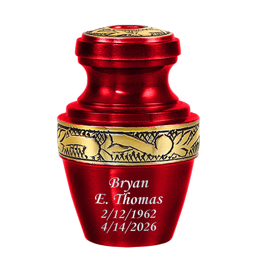 Engraved Grecian Cremation Urn