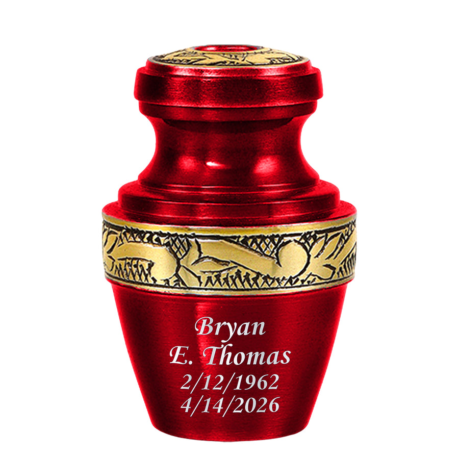 Engraved Grecian Cremation Urn