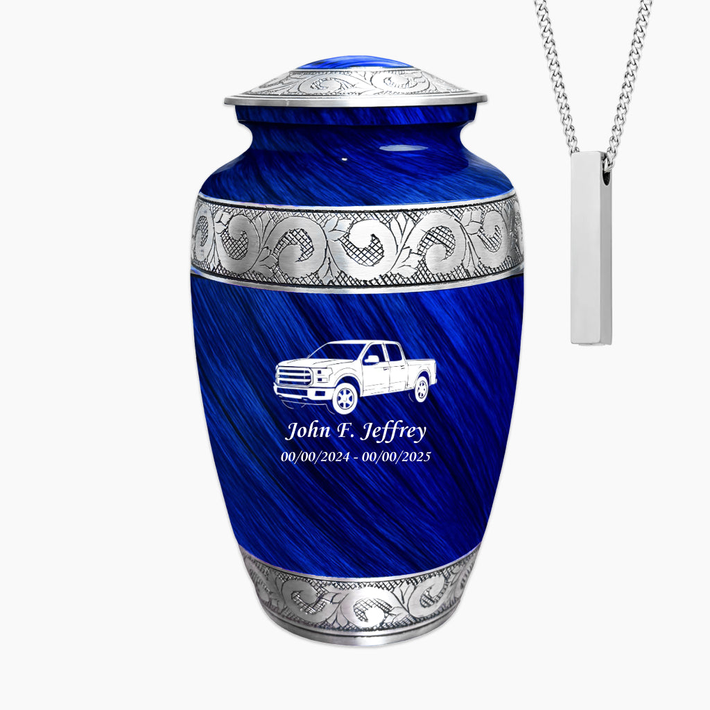 Gone Fishing Engraved Cremation Urn