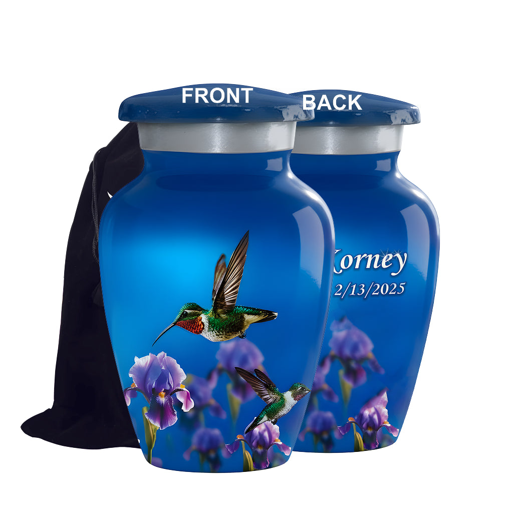 Hummingbird Image Cremation Urn