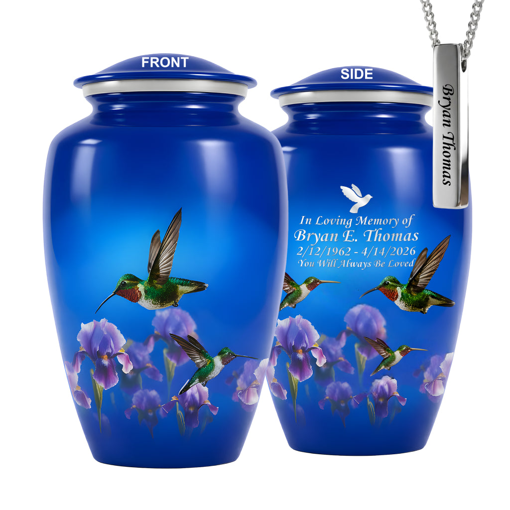 Hummingbird Image Cremation Urn