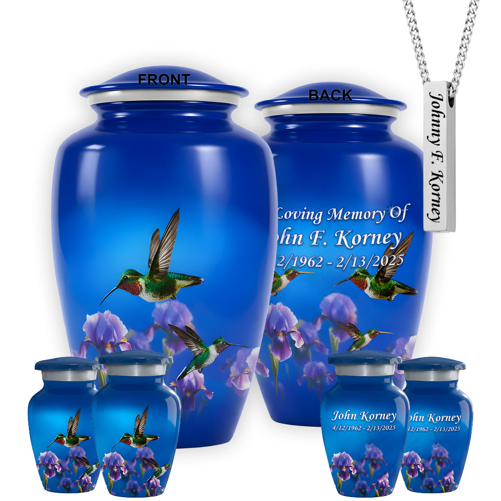 Hummingbird Image Cremation Urn