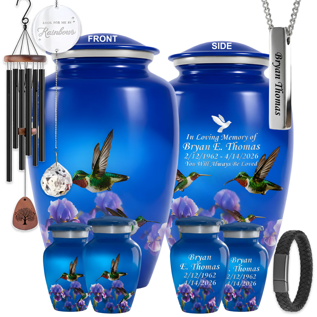 Hummingbird Image Cremation Urn