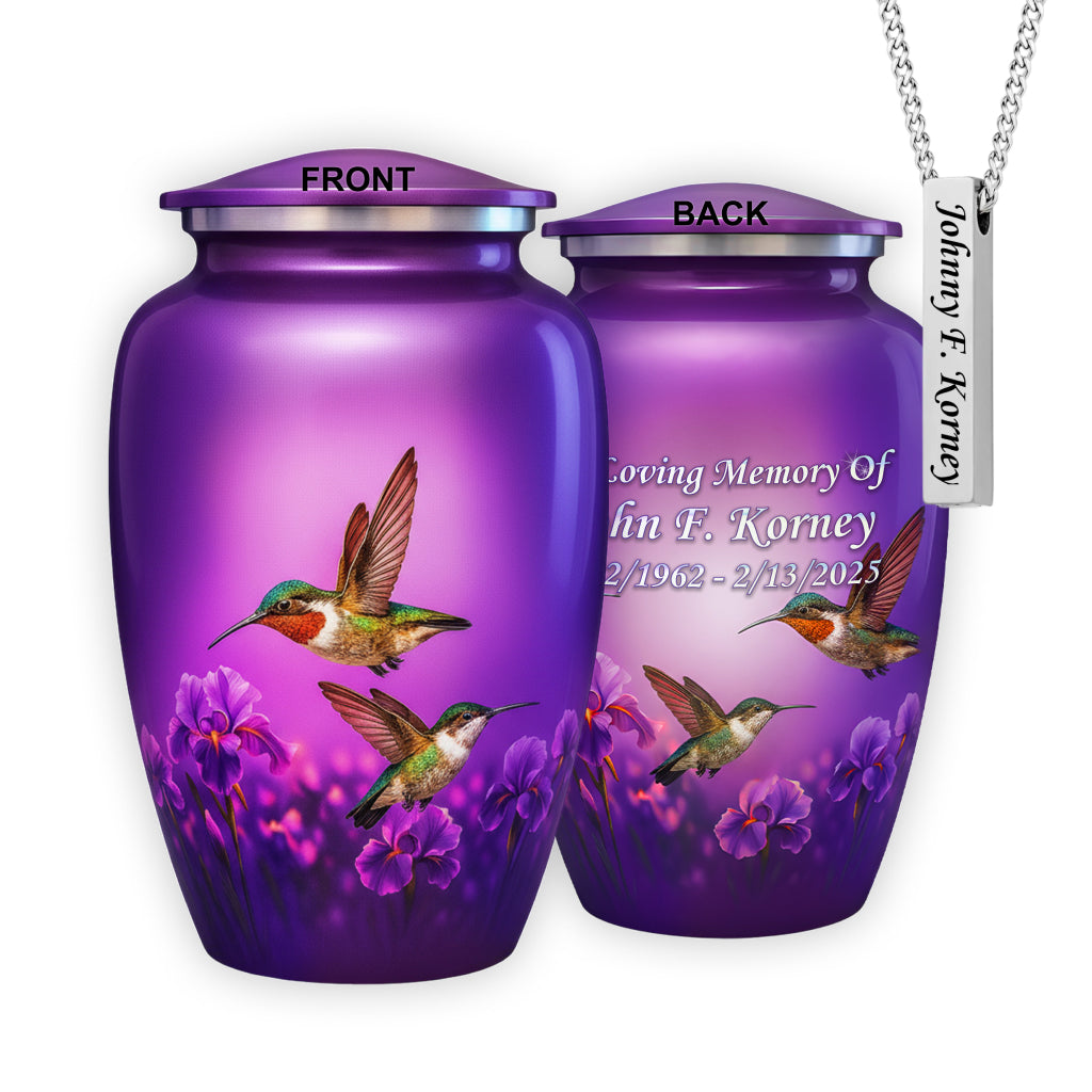 Hummingbird Image Cremation Urn