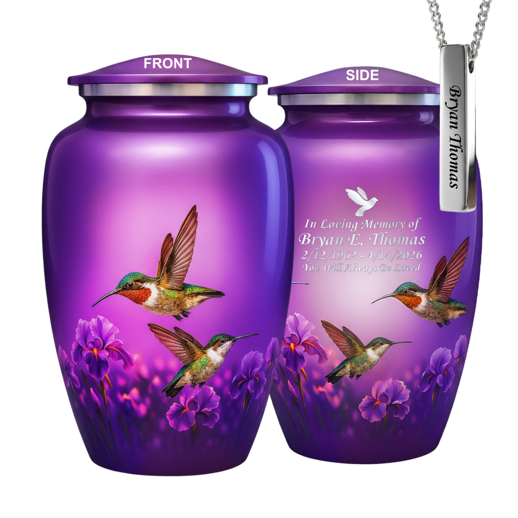 Hummingbird Image Cremation Urn